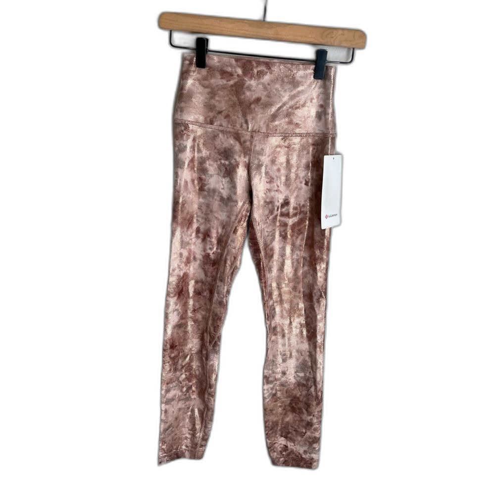 Lululemon Align High Rise Pants Leggings Diamond Dye Shine Size 4 NEW NWT
